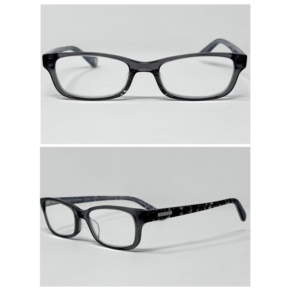 Nine West NW5148 0114 Gray Crystal Eyeglass Frames 50-18-135
